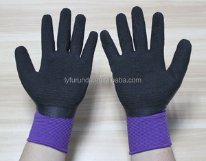 Fashion latex coated knit gloves Working gloves nylon coated with latex <span class=keywords><strong>foam</strong></span> from Palm - Product Image 3