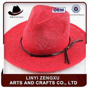 Equipo de profesionales de comercio alibaba de señora men women papel fedora de la paja sombrero de panamá - Product Image 4