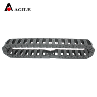 Plastique nylon pour chaîne de traînée pour porte-câble Taille 18*37 MT Conception d'ouverture de type pont pour machine CNC