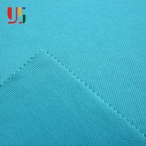 Tela de LICRA orgánica azul, tejido de punto jacquard, 100% algodón, para tejer camisa, <span class=keywords><strong>2x2</strong></span> - Product Image 3