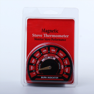 Permukaan Magnet Magnet Kompor Kayu Meter Bimetal Termometer untuk Tungku Pembakaran Kayu Terbaik Flu Stovepipe Pengukuran Suhu - Product Image 4