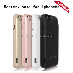5800 mAh <span class=keywords><strong>Batterie</strong></span> Externe Rechargeable <span class=keywords><strong>de</strong></span> <span class=keywords><strong>Secours</strong></span> Chargeur Cas Couverture Extérieure Puissance Banque pour <span class=keywords><strong>Apple</strong></span> <span class=keywords><strong>iPhone</strong></span> 6 6S - Product Image 1
