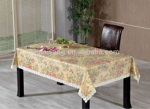Alta calidad PVC impresión <span class=keywords><strong>mantel</strong></span> navidad, <span class=keywords><strong>mesa</strong></span> <span class=keywords><strong>de</strong></span> comedor paño <span class=keywords><strong>de</strong></span> encaje con la, <span class=keywords><strong>impermeable</strong></span> manteles occidentales - Product Image 1