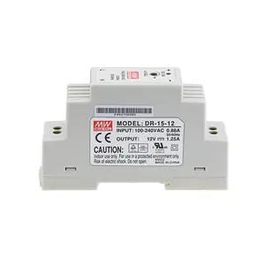 Mean Well DR-15-12 15W 12V DIN Rail Power Supply 15w 12v DIN power supply