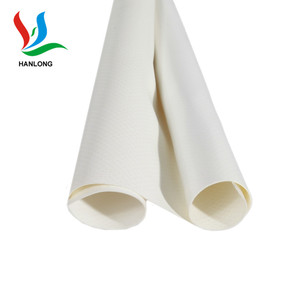 Résistance à la flamme blanc et rouge PVC bâche tente matériaux - Product Image 4