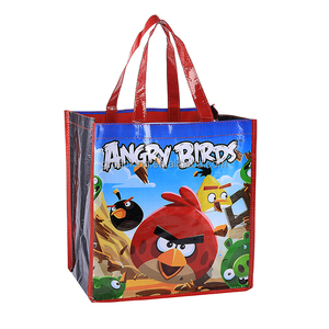 Diseño encantador cerdo impreso pp tejida reciclar animal bolsa de compras - Product Image 6