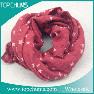 Moda al por mayor lindo Bebé barato chico tubo circular rojo llano corbatas <span class=keywords><strong>bufanda</strong></span> - Product Image 1