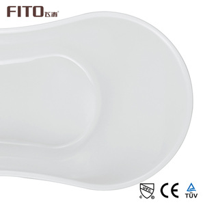 Guangdong Bas Prix 1700x750x580mm Blanc Ronde Couverte Center Acrylique Baignoire - Product Image 6