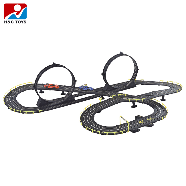 Лучшие товары 2018, пластиковый Трековый автомобиль, электрическая орбитальная игрушка для детей HC394716