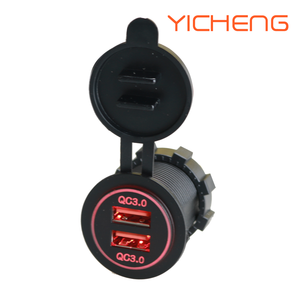 Caricabatterie USB <span class=keywords><strong>per</strong></span> <span class=keywords><strong>Auto</strong></span> a Doppia Porta <span class=keywords><strong>12V</strong></span> 24V con Ricarica Rapida QC 3.0 - Product Image 3