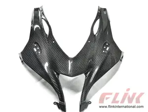 CARBON FIBRE FRONT FAIRING NOSE COWL COVER CARBON FIBRE FOR KAWASAKI ZX10R 2016 ON