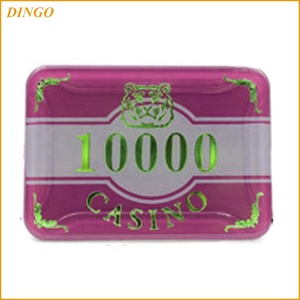 สินค้าใหม่ - ชิปโป๊กเกอร์ดินเหนียวมอนติคาร์โลคุณภาพสูงพร้อมแถบกราฟิกเลเซอร์ - Product Image 2