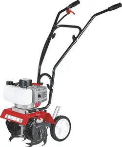 Ferramentas agrícolas rotativas, mini tiller cultivador 52cc gasolina mini tiller