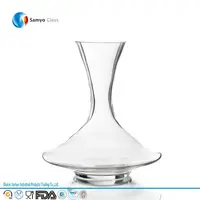 Samyo fabricante de vidro artesanal de vidro vinho de vidro decanter/jarra/garrafão 1500ml/50oz