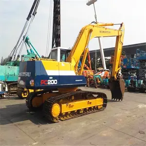 PC200-5 Ekskavator Komatsu Bekas Dijual Dalam Kondisi Baik, Kualitas Tinggi Asli Mesin Ekskavator PC200-5 20Ton Komatsu Jepang Asli