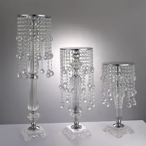 Bàn Đám Cưới Trang Trí Nội Thất Bảng Acrylic Pha Lê Bóng Centerpieces