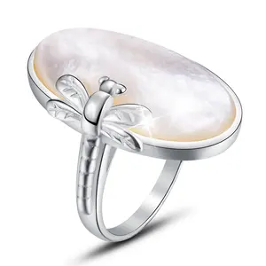 Echte 925 Sterling Silber Ringe Vintage lange Naturstein hand gefertigt für Frauen Modeschmuck