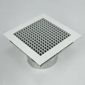 Hvac Aluminium Ei Krat Grille Met Adapter