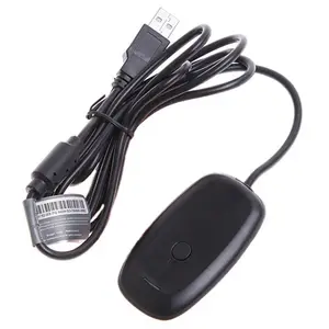 Hitam Putih USB PC Gaming Wireless Receiver Adapter Untuk Xbox 360 Wireless Controller