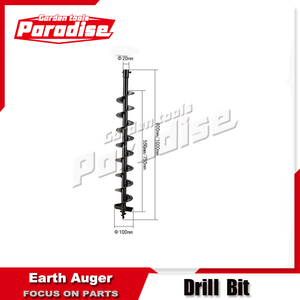 Outils De Jardin Robustes 300mm Métal Forets À Tarière - Product Image 6