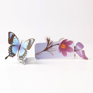 Teacher's Gift Book Butterfly Style Marker Stationery Gift Realistic Cute Kawaii Cartoon 3D <strong>Bookmark</strong> - Product Image 3