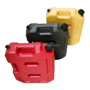 Depósito de combustible de plástico portátil jerry can, 10L, 2 galones