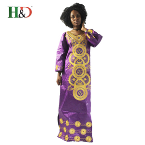 H & D Alibaba Chinois Vêtements Fabricants Bazin Riche <span class=keywords><strong>Getzner</strong></span> Robes Africaines Avec Photo - Product Image 6