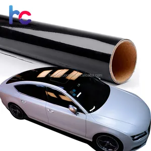 Self Adhesive Car Roof Vinyl Film,Orange Glossy Car Body Vinyl Wrap Sheet