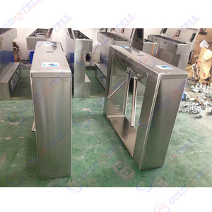 High technology factory price security passage electronic gate waist high full automatic turnstile with RFID interface