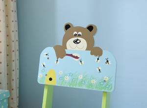 Tavolo e sedia per bambini in legno tavolo da apprendimento per bambini sedia da tavolo in legno per bambini - Product Image 2