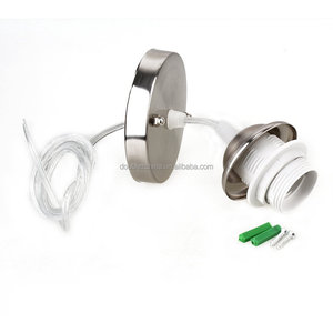 Hot E27 ánh sáng mặt dây chuyền <span class=keywords><strong>Kit</strong></span> cơ sở đèn Bìa Trần Rose giữ ánh sáng phù hợp chiếu sáng - Product Image 2