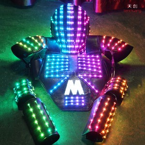 Future Tech Luminous Jacket Warrior Vest <strong>Space</strong> Show Light up Laser Costume Stage Colorful Led Robot <strong>Suit</strong> - Product Image 3