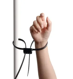 Cheap Price Nylon Zip Tie Police Prisoner Plastic Handcuff Cable Tie