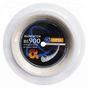 ALPHA Badminton <strong>String</strong> BS900 0.68mm <strong>Strong</strong> Nylon Multifilament Durable Wholesale 200m Reel Black White Yellow Blue Hot Sale - Product Image 3