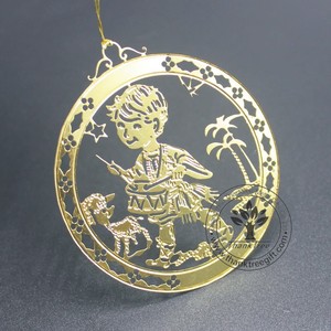 Decorazioni di <span class=keywords><strong>natale</strong></span> forniture tipo piccolo angelo cut-out metallo ornamento Di <span class=keywords><strong>Natale</strong></span> - Product Image 2