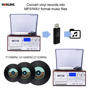 Trang Chủ Âm Thanh Giá Rẻ Ghi Âm Máy Nghe Nhạc Turntable Với MP3 Bt - Product Image 3