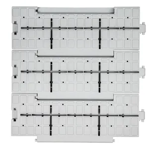 Revêtement de sol en plastique pour cérémonie, 50 pièces, faces de Protection pour mariages/tente, fêtes, airs imbriquables