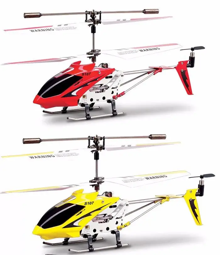 SYMA-helicóptero S107G con giroscopio y cable USB, 2019 Original, 3canales, helicóptero remoto