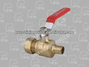 831-26 brass air release valve (COMPRESSION CONNECTION O.D. X PEX BALL VALVE FULL PORT)(C37700)