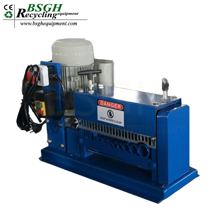 Your best choice BSGH manufacture with best price automatic scrap copper wire stripper machine copper cable stripping machines