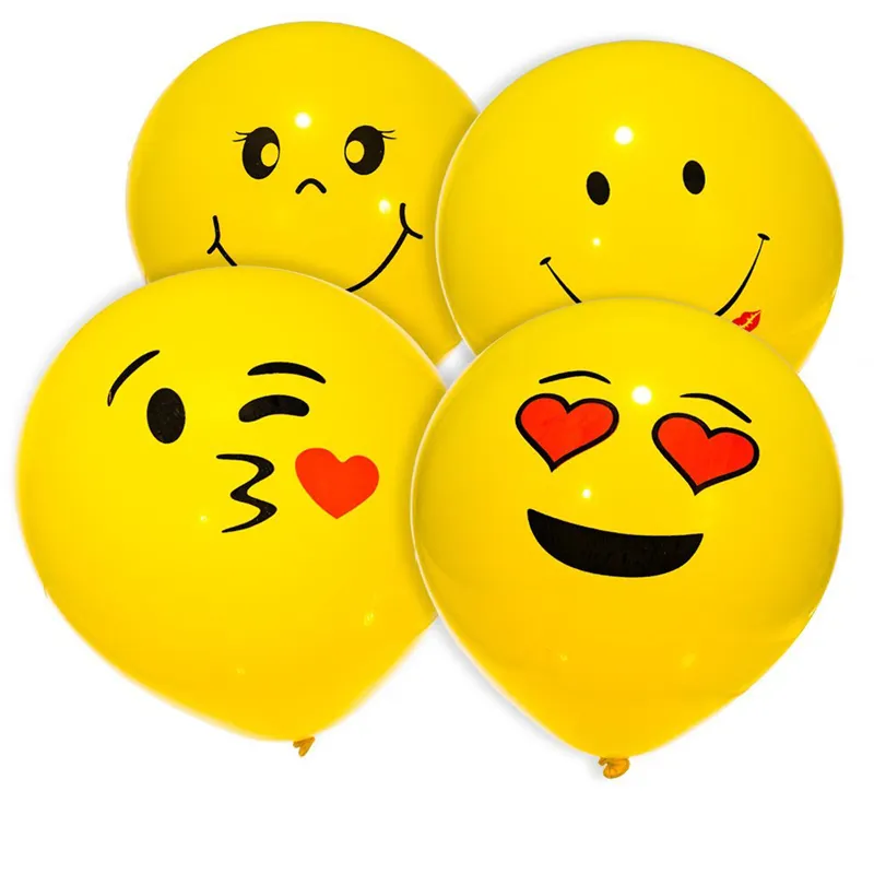 Hot Jual Senyum Wajah Dicetak Kuning Pukulan <span class=keywords><strong>Balon</strong></span>