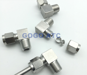 Raccordo Rapido ZG3/8 Filettatura Maschio D.E. 8 mm Tubo Rigido Acciaio Inox Gomito ad Angolo Retto Connettori Flessibili per Tubi <span class=keywords><strong>Sanitari</strong></span> - Product Image 6