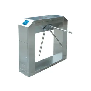 Card Swipe Entrance Machine Turnstile Tripod Gate With RFID Access Control System