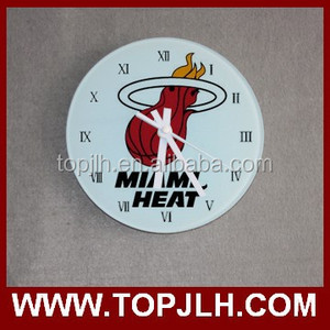 En gros creative décor à la maison diy <span class=keywords><strong>mur</strong></span> blanc horloge pour sublimation - Product Image 5