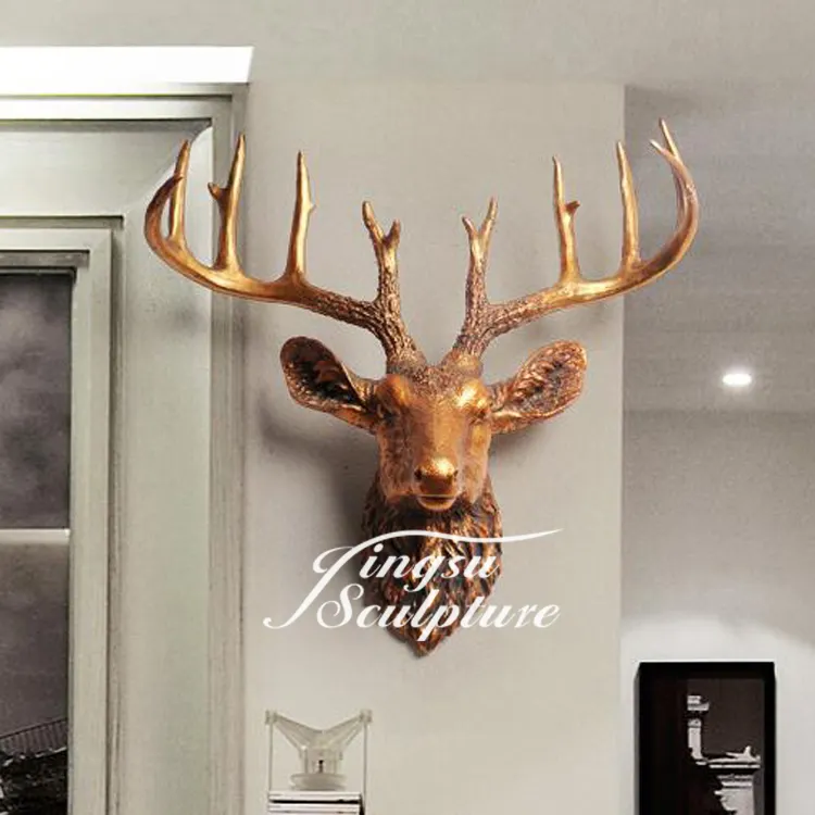 Home decoration resein wall-mounted deer head