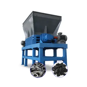 car tyre shredder for scrap tire recycling machine