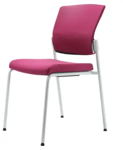 اللون اختياري كامل النسيج مكتب مقاعد غرفة الانتظار دون مسند ذراع
