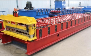 Hot Bán Kim Loại 840 Hình Thang Tấm Lợp Cuộn Tạo Thành Máy Thép Màu <span class=keywords><strong>IBR</strong></span> Tường Bảng Điều Khiển Làm Cho Máy Móc Giá Thấp - Product Image 2