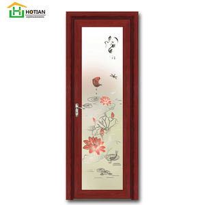 Nouvelle conception de porte en verre de salle de bain en aluminium de style chinois à vendre - Product Image 3