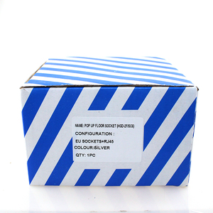 EU + RJ45 Tiêu Chuẩn Châu Âu Bật Lên Ổ Cắm Sàn Bạc Ổ Cắm Không Thấm Nước Hộp - Product Image 6